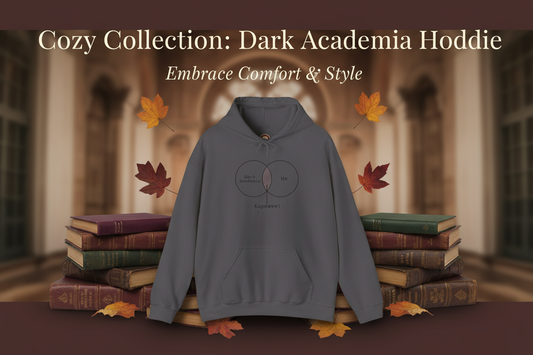 Dark Academia Hoodie Social Media Banner